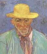 Portrait of Patience Escalier Shepherd in Provence (nn04) Vincent Van Gogh